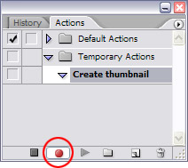 Actions tutorial step 2